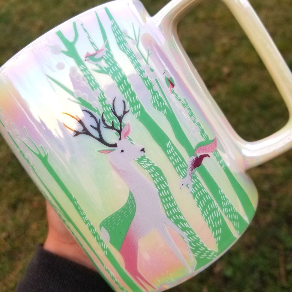 🆕️Starbucks, Iridescent Holiday Ceramic Mug - Picture 4 of 9